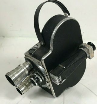 Vintage Paillard Bolex H - 8 16mm Film Camera