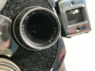 Vintage Paillard Bolex H - 8 16mm Film Camera 5
