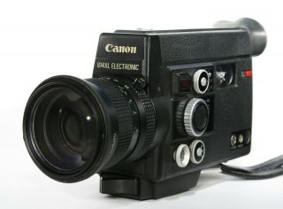 Canon 814 XL Electronic 8mm Movie Camera 7.  5 - 60mm f1.  4 3