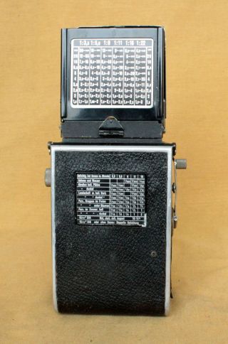 Rolleiflex Old Standard prewar German TLR camera CLA Zeiss Tessar 3