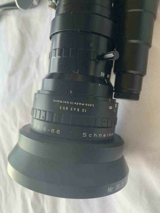 Beaulieu 4008ZMll 8MM Camera w/Schneider 6 - 66MM f/1.  8 Lens,  Accessories 4