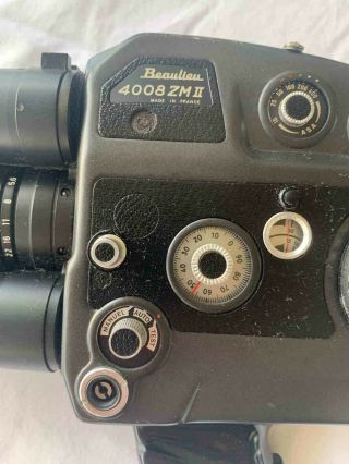 Beaulieu 4008ZMll 8MM Camera w/Schneider 6 - 66MM f/1.  8 Lens,  Accessories 6