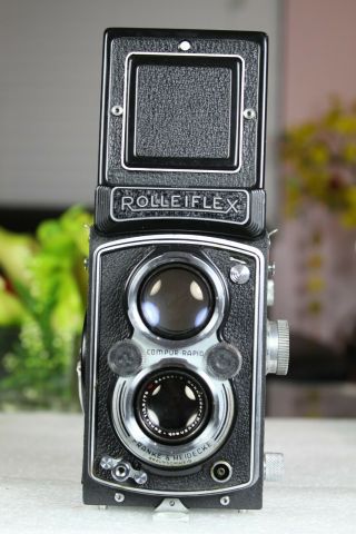 Vintage Rolleiflex X Type 2 Tlr & Schneider Kreuznach 75mm/f1:3.  5 Xenar Lens