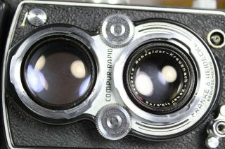 Vintage Rolleiflex X Type 2 TLR & Schneider Kreuznach 75mm/f1:3.  5 Xenar lens 2