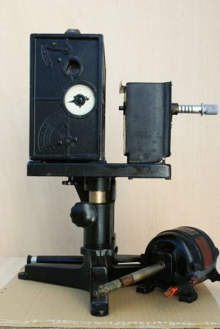 RARE: Vintage Eastman CINE - KODAK 1920 ' s 16mm Bausch & Lomb Photomicrography Unit 3