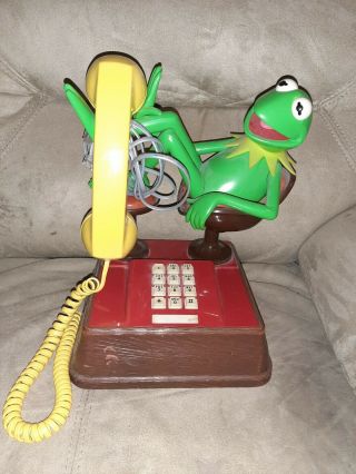 Vintage Muppets Kermit The Frog Phone