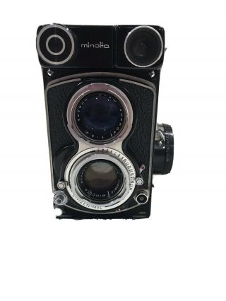 Minolta Autocord Tlr Camera,  Rokkor F = 75 1:35