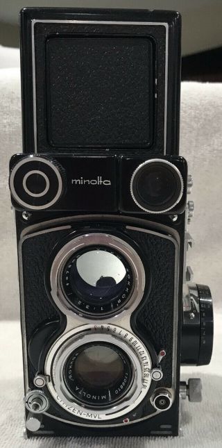 Minolta Autocord TLR Camera,  ROKKOR f = 75 1:35 2