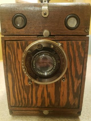 Kodak 3b Quick Focus Model C Camera - Extremely rare in exposed wood 1890 - 1903 2