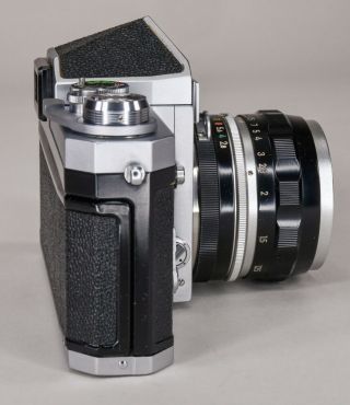 EX,  Early Nikon F SLR 6542968 Prism Finder and 35mm f2.  8 EX, 2