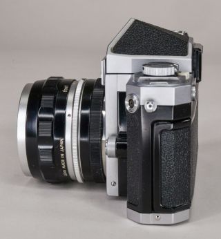 EX,  Early Nikon F SLR 6542968 Prism Finder and 35mm f2.  8 EX, 3