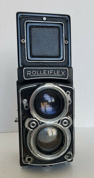 Rolleiflex 2.  8f Tlr Camera Carl Zeiss Planar Lens 2.  8/80mm