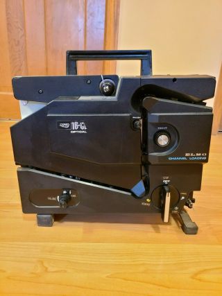 Elmo 16 Cl Optical Channel Loading 16mm Sound Projector