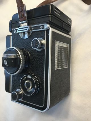 VINTAGE  ROLLEI ROLLEIFLEX PLANAR 3.  5F TLR CAMERA WITH LEATHER CASE 6