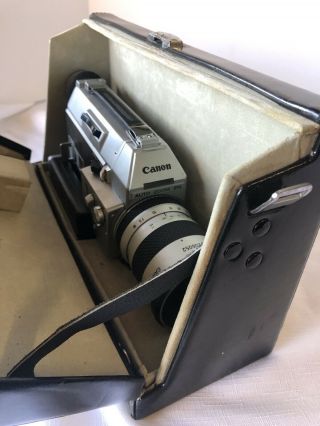Vintage Canon Auto Zoom 814 8 Video Camera W/ Case 3