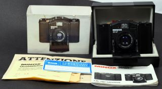 Minox 35 Gt Smallest 35mm Film Camera C/w Color - Minotar 35mm F/2.  8 Lens Kit Set