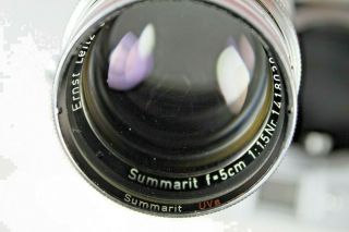 Leica M3 Double Stroke rangefinder camera & Leitz 50mm/f1:1.  5 Summarit lens 2