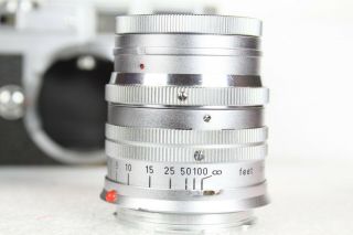 Leica M3 Double Stroke rangefinder camera & Leitz 50mm/f1:1.  5 Summarit lens 5