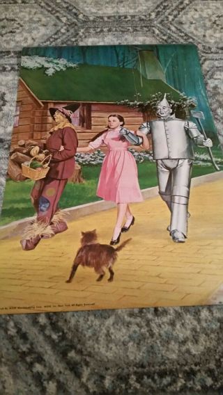 1970 Singer Sewing Machine Company Sponsored Poster Of The Wizard Of Oz