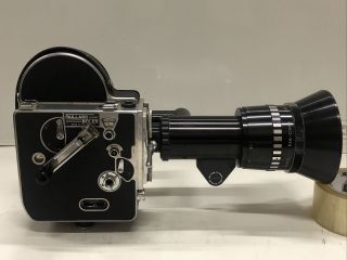 Vintage Paillard Bolex H8 Movie Camera With Paris Pan - Cine 1:2,  1 F= 20 100mm