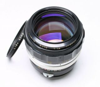Nikon Nikkor - H 85mm F/1.  8 Fast Prime Non - Ai Lens No.  239185