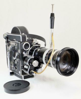 Bolex Paillard H16 Reflex 16mm Cinema Camera W/ Poe Bolex 16 - 100mm (6330)