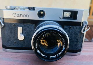 Canon P Rangefinder Camera with 50mm f1.  8 Lens Very 2