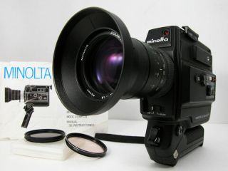Professional Minolta 8 Movie Camera W/pro Filming Speed & Inst