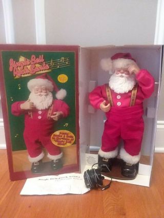 Jingle Bell Rock Animated Musical Dancing Santa Edition 1 Vintage 1998