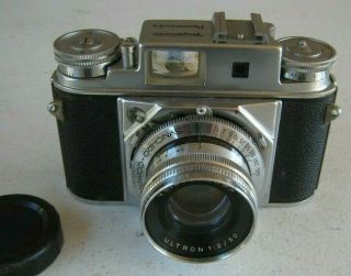 Vintage Voigtlander Prominent Ii Camera 35mm With Ultron 50mm 1:2 Lens Nm Ca11