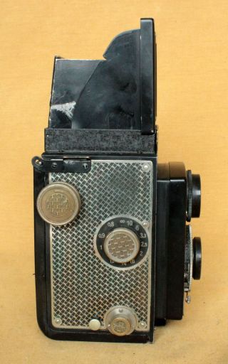 Rolleicord I nickelplated art deco German TLR camera CLA Zeiss Triotar 2