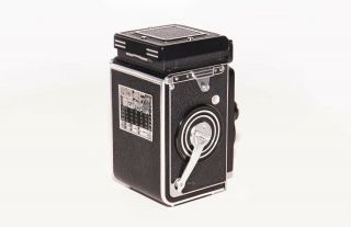 Exc,  Rolleiflex 3.  5 Automat MX - EVS Model 2 TLR 6x6 Camera w/Zeiss f/3.  5 Tessar 4