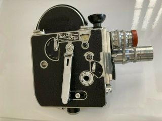 Vintage Paillard Bolex 16mm Movie Cine Camera Swiss H16 - F25 Wollensak " Look " Nr