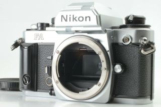【excellent,  】nikon Fa Silver Body 35mm Slr Film Camera From Japan 52