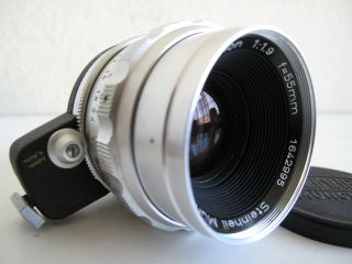 MINTY Steinheil Auto - Quinon 55mm f1.  9 Prime Exakta Mount Lens 50mm 2
