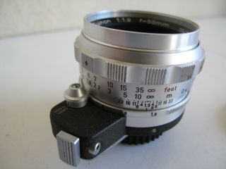 MINTY Steinheil Auto - Quinon 55mm f1.  9 Prime Exakta Mount Lens 50mm 3