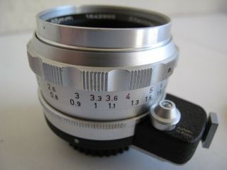 MINTY Steinheil Auto - Quinon 55mm f1.  9 Prime Exakta Mount Lens 50mm 4
