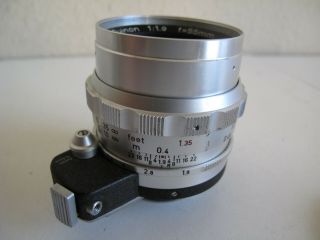 MINTY Steinheil Auto - Quinon 55mm f1.  9 Prime Exakta Mount Lens 50mm 6