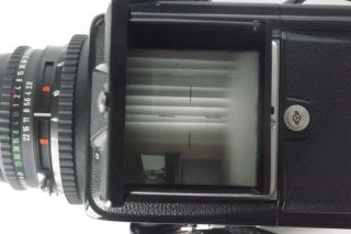 Black Hasselblad 500C/M with Zeiss Planar 1:2.  8 f 80 mm and A 12 Back - 
