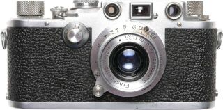 Leica Iiic Camera Summaron F=3.  5cm 1:3.  5 Rangefinder Compact Lens