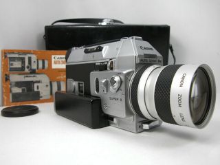 & Pro Canon 814 8 Movie Camera W/case & Inst Ready To Film