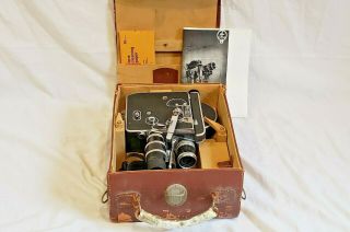Vintage Paillard Bolex H16 Reflex 16mm Movie Camera