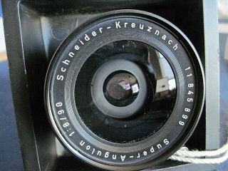 Large format camera Seikosha - SLV shutter/Schneider - Kreuznach - Angulon lens 2