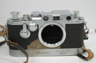 Leica Iiif Ca.  1954 With Leicavit Winder.