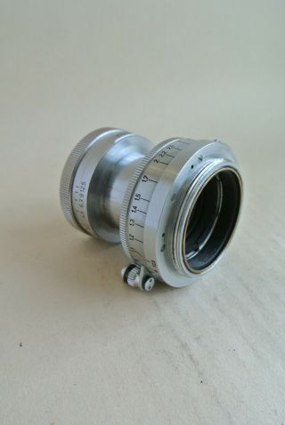 Leitz Leica Summitar 5cm f:2 screw mount lens,  nr; 507,  with filter,  exc 2