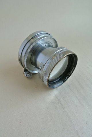 Leitz Leica Summitar 5cm f:2 screw mount lens,  nr; 507,  with filter,  exc 3