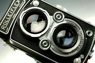 Rollei Rolleiflex Automat Xenar 3.  5 120 Format Tlr Camera Twin Lens Reflex Beaut