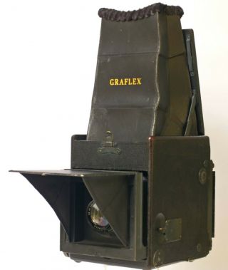 F97138 Graflex R.  B.  Series D 3 ¼ X 4 ¼ Camera & Kodak Lens & Plate/Film Holder 4