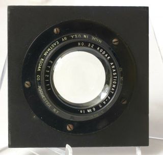 F97138 Graflex R.  B.  Series D 3 ¼ X 4 ¼ Camera & Kodak Lens & Plate/Film Holder 5