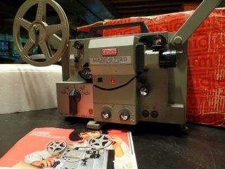 Eumig Mark - S 712d 8mm And - 8 With Sound Projector With Accessories